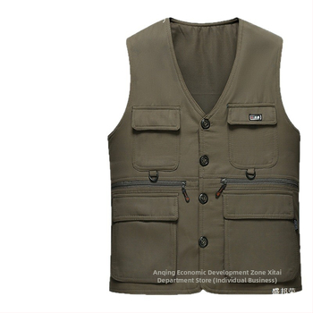 Жилетка с качулка, свободна кройка, преден цип, джобове, едноцветен модел