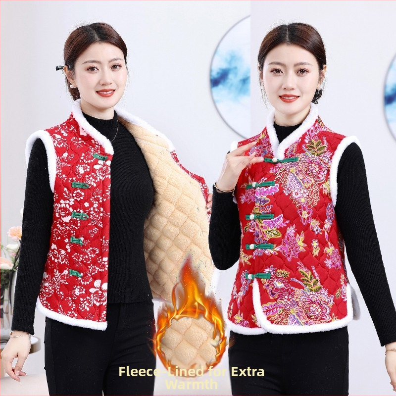 Kokvilnas veste ar ziedu rakstu, pilsētas ikdienas stils, japāņu un korejiešu brīvā stila iedvesma, garums 50–65 cm