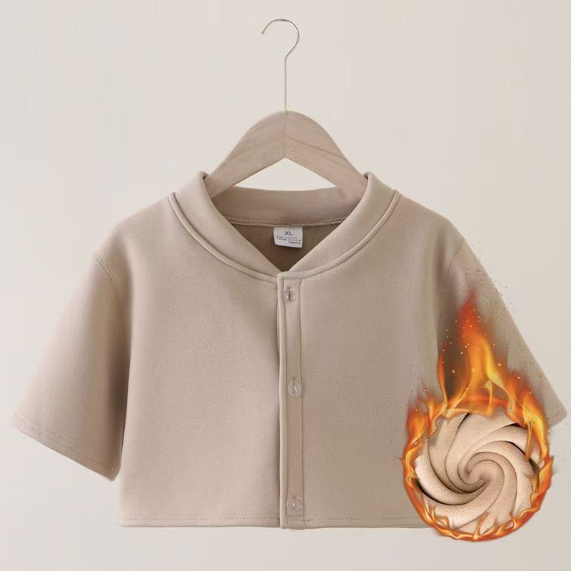 Sieviešu nakts veste ar flīsa odere, cieši pie pleciem un vidukļa, īss garums, bez apkakles, rudens 2025, kokvilnas-poliestera maisījums