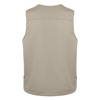 Памучна подплатена жилетка, свободен модел, стояща яка, цип, 100% памук, подплата от памук