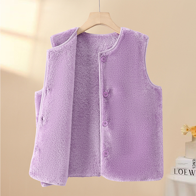 Nothing Vestă damă casual din fleece, cu fleece adăugat și strat interior gros pentru căldură; lungime 50–65 cm; țesătură principală 50–70%; căptușeală 50–70%; stil casual