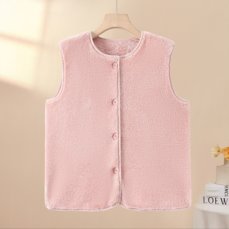 Nothing Vestă damă casual din fleece, cu fleece adăugat și strat interior gros pentru căldură; lungime 50–65 cm; țesătură principală 50–70%; căptușeală 50–70%; stil casual