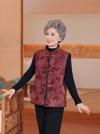 Дамска жилетка от Mink Velvet в стил кардиган – стояща яка, 3D ефект, свободен силует