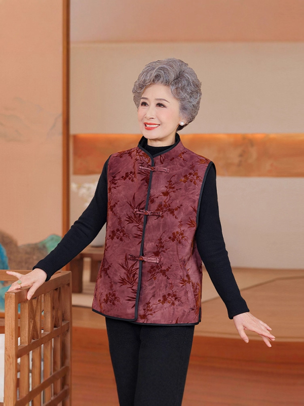 Дамска жилетка от Mink Velvet в стил кардиган – стояща яка, 3D ефект, свободен силует