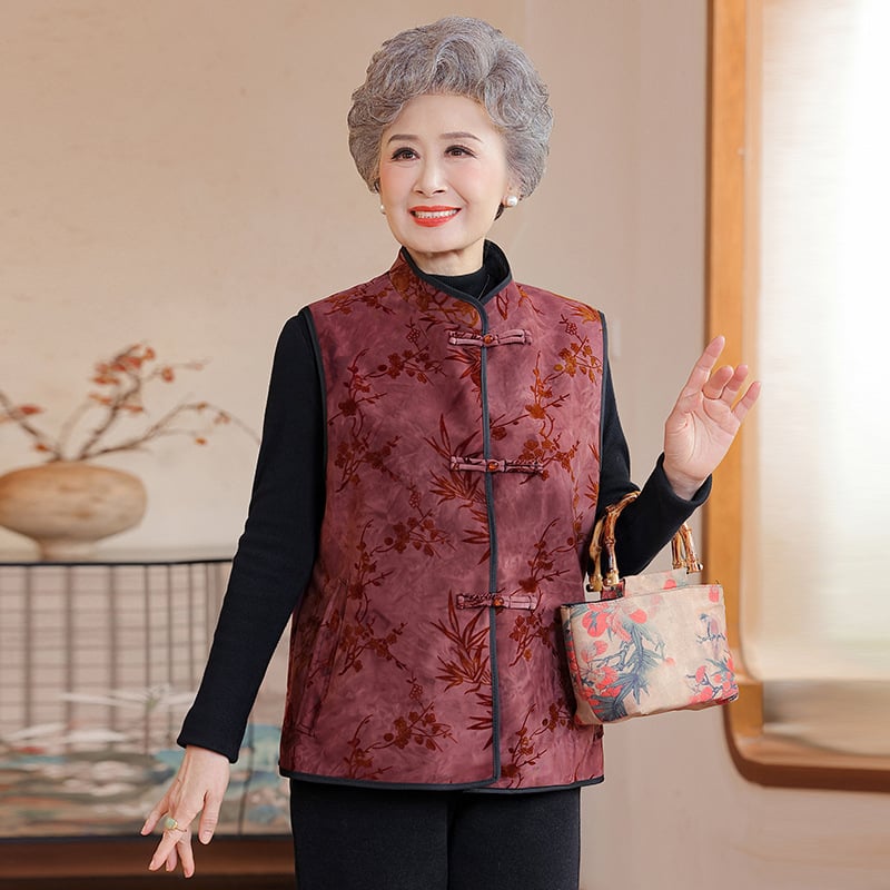 Дамска жилетка от Mink Velvet в стил кардиган – стояща яка, 3D ефект, свободен силует