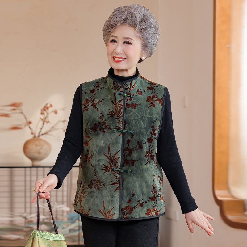 Дамска жилетка от Mink Velvet в стил кардиган – стояща яка, 3D ефект, свободен силует