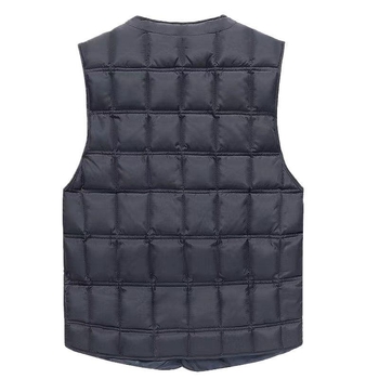 Vesta bărbați cu glugă, căptușită cu bumbac, exterior corduroy, țesătură principală lână, căptușeală din in