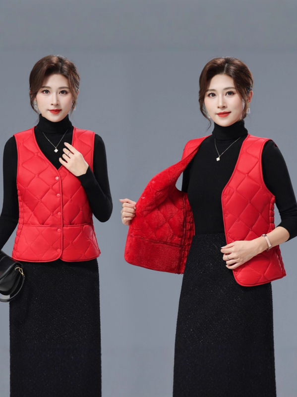 Sieviešu bez piedurknēm fleece veste – silta, viegla, slaids piegriezums, normāla garuma, rudens-ziemas sezona