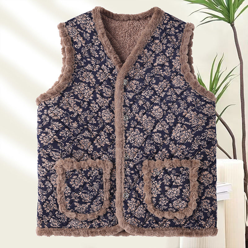 Жилет - V-образно деколте, редовен стил, овча вълна тъкан, Rayon материал, пролет 2025