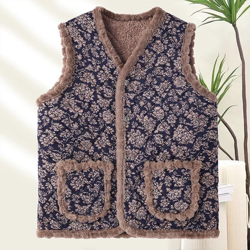 Жилет - V-образно деколте, редовен стил, овча вълна тъкан, Rayon материал, пролет 2025