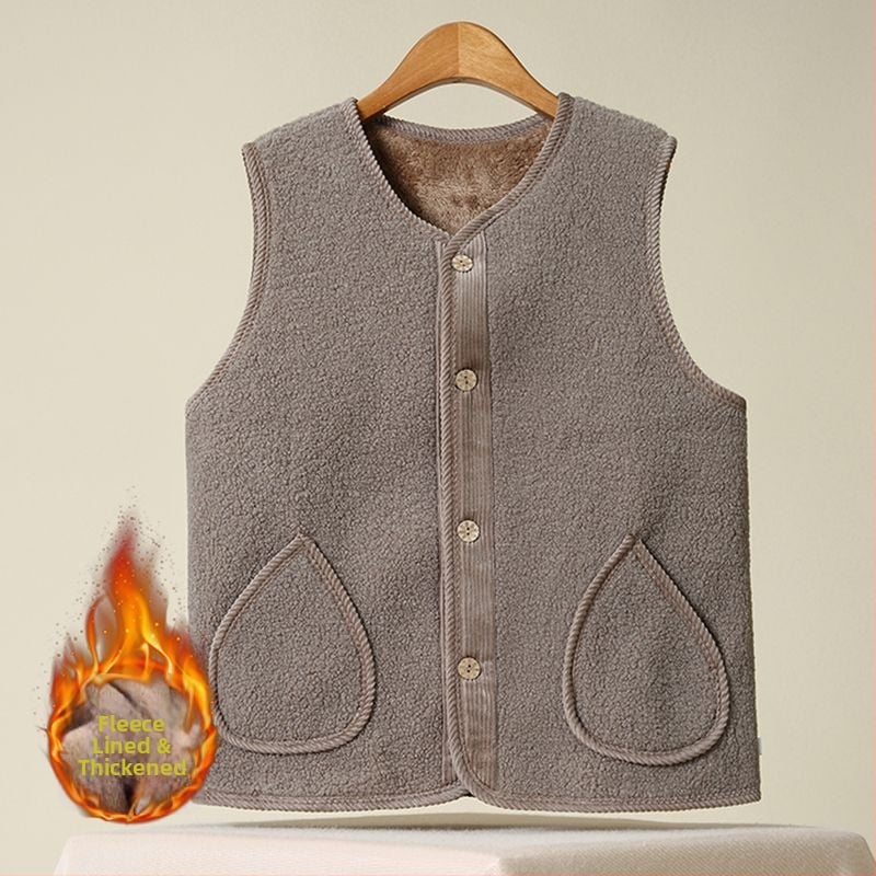 Стандартен дамски жилет с поло яка, чeнилен плат и спандекс под 30%, пролет 2025