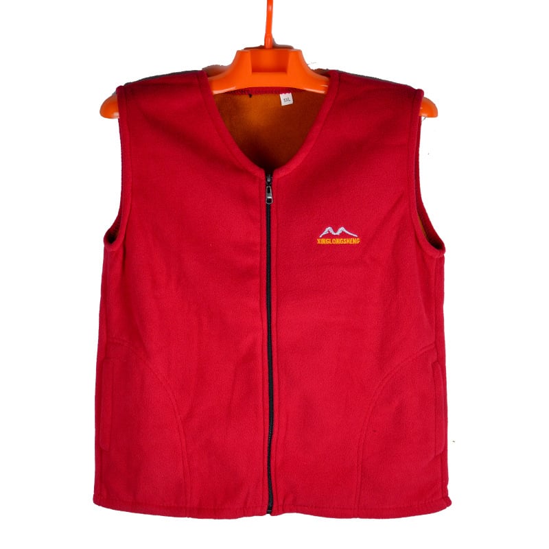 Жилет от полар с цип, 3D ефект, памучен пълнеж, основен плат 90–95% полиестер, за възрастни жени, зимна колекция 2022