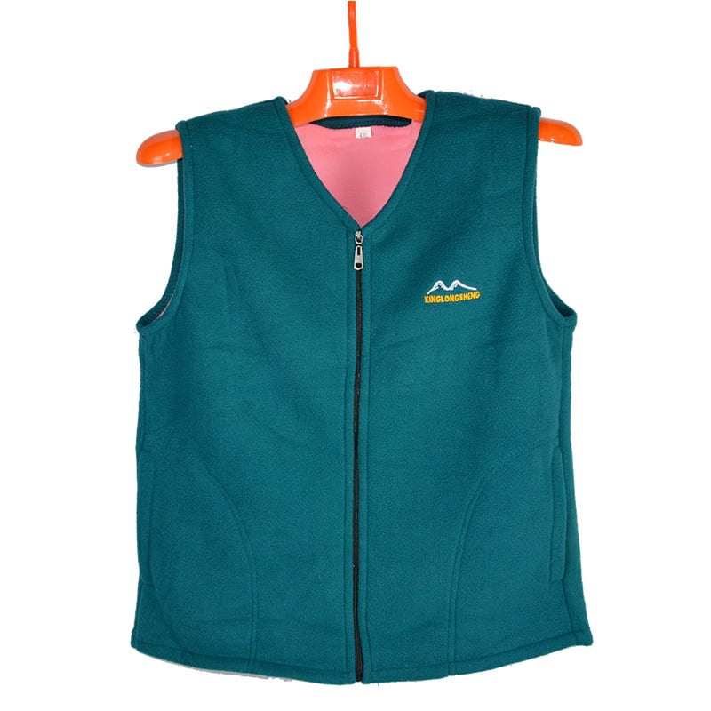 Жилет от полар с цип, 3D ефект, памучен пълнеж, основен плат 90–95% полиестер, за възрастни жени, зимна колекция 2022