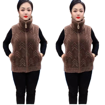 Vestă chenille cu guler polo, Spandex sub 30%, Primăvara 2025, stil Royal sister