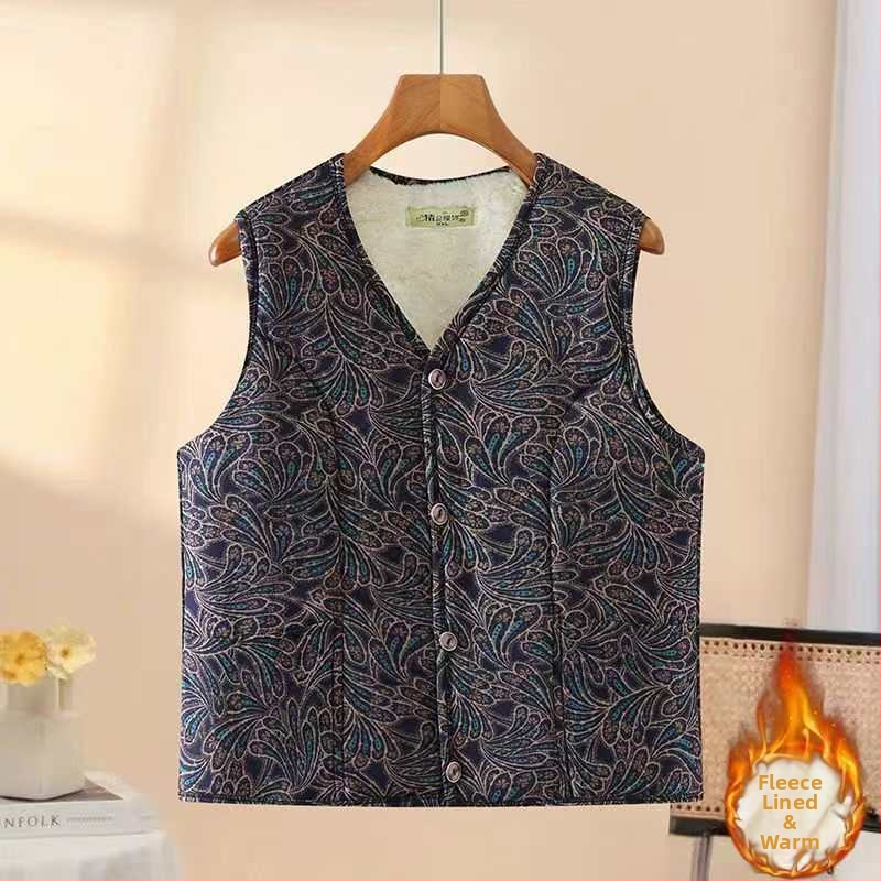 Sieviešu poliestera vestes ar ziedu rakstu, vidēja garuma 50-65 cm, elegants ikdienas stila, poliestera saturs 80-90%