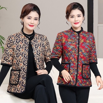 Кардиган с минималистичен стил, флорален принт, кръгло деколте, вискозна тъкан (70-80%), есен 2025