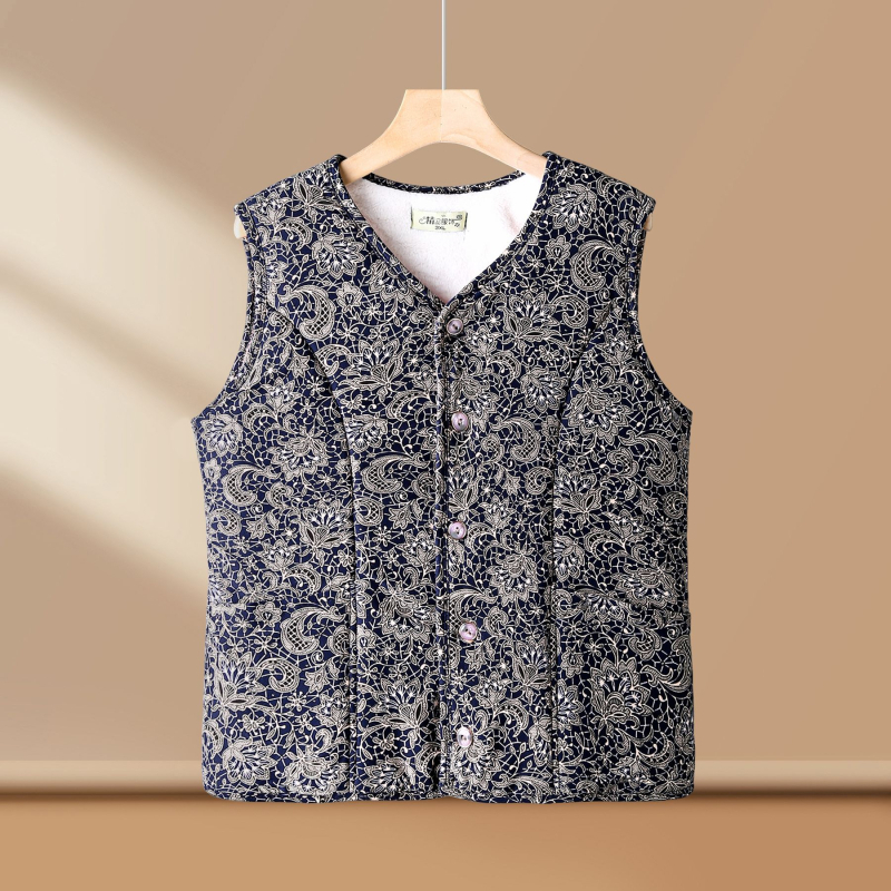 Ziemas floras veste ar piena-silkas audumu un vilnas oderi, elegantais ikdienas stils, V kakls, auduma saturs 50–70%, Ziemas 2025