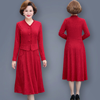 Дамска рокля с панели и шевове, средна дължина, дълги ръкави, плюс размер, шевова панелна конструкция (Зимен 2023; полиестер; основна съставка 95%+; вторично: полиестрово влакно <30%; стил: рокля)