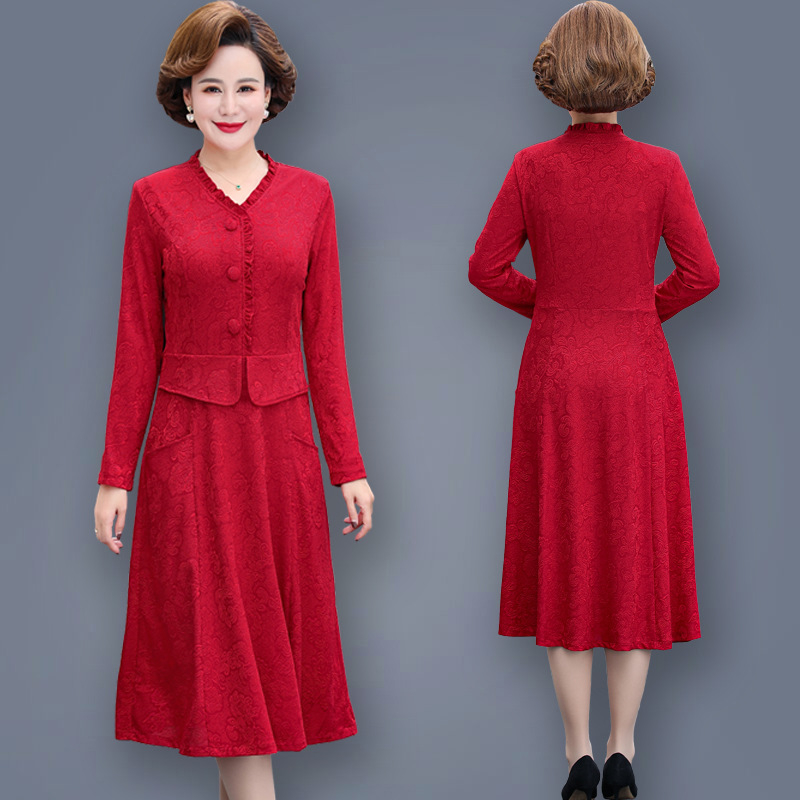 Дамска рокля с панели и шевове, средна дължина, дълги ръкави, плюс размер, шевова панелна конструкция (Зимен 2023; полиестер; основна съставка 95%+; вторично: полиестрово влакно <30%; стил: рокля)