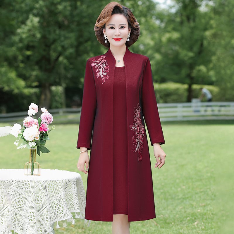 Двукомпонентен комплект рокля, есенна колекция; полиестер 95%+ (Полиестер 95%+; двукомпонентен комплект; есен 2023)