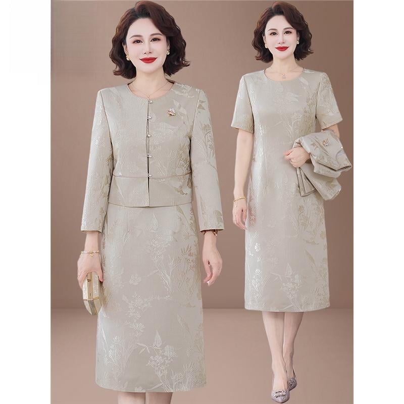 Kāzu kleita rudens 2025 – poliesteris, vairāk nekā 95% poliesteru, apdruka, vidēja garuma, biroja stila