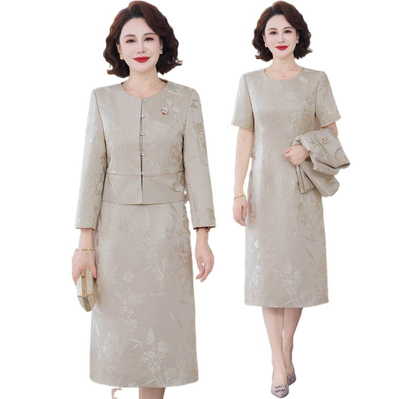 Kāzu kleita rudens 2025 – poliesteris, vairāk nekā 95% poliesteru, apdruka, vidēja garuma, biroja stila