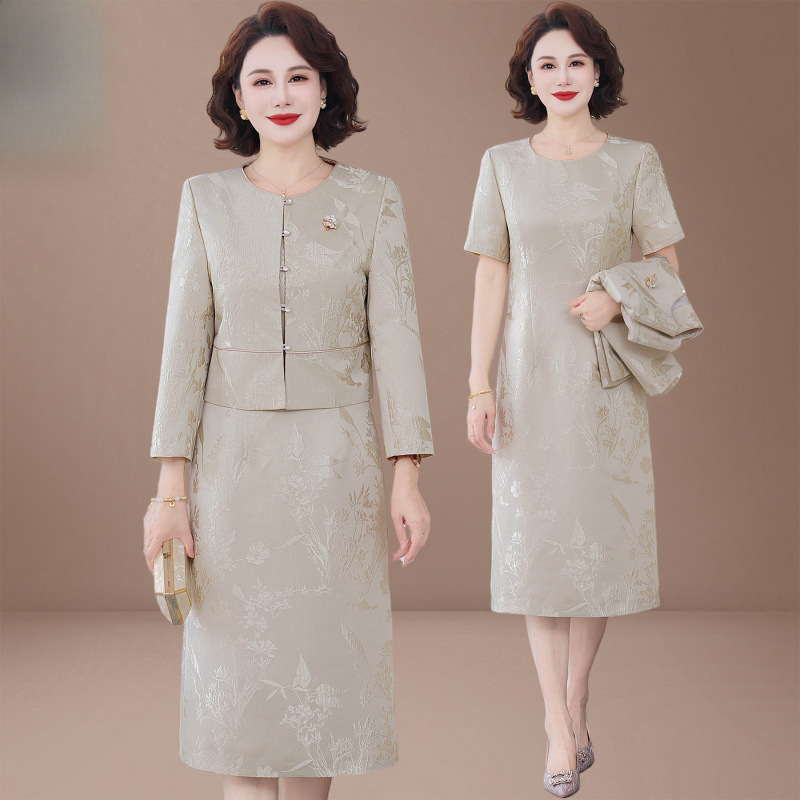 Kāzu kleita rudens 2025 – poliesteris, vairāk nekā 95% poliesteru, apdruka, vidēja garuma, biroja stila