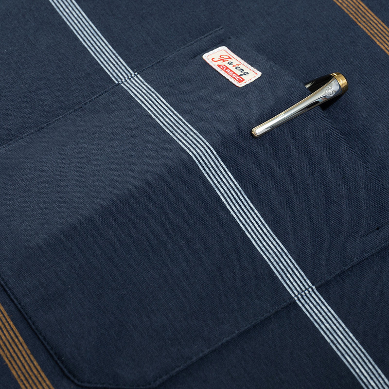 Muška dugačko rukava pamučna majica s prugama, slobodan kroj