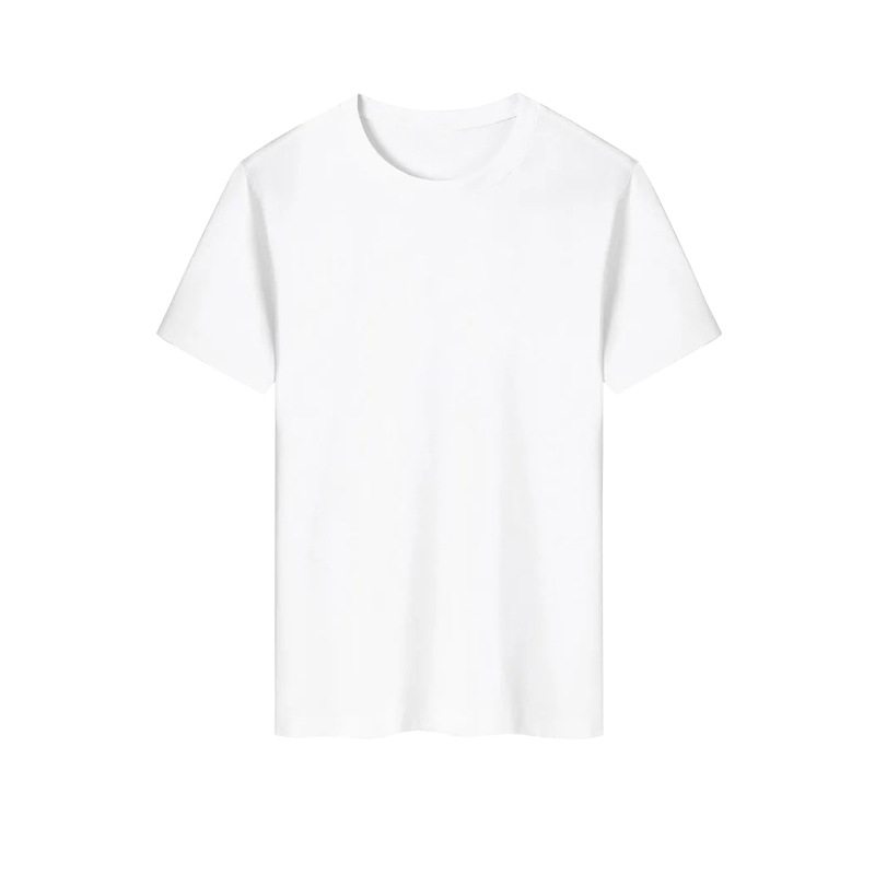 Μπλούζα T‑shirt φαρδιά γραμμή, στρογγυλός λαιμός, κοντό μανίκι; ύφασμα γάλακτο μετάξι (πολυεστέρας 95%), γεωμετρικό εκτύπωμα, για το καλοκαίρι