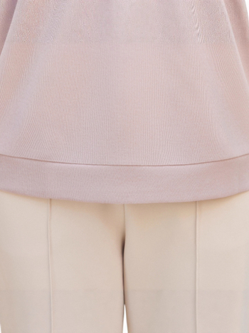 Elegantiška rudens moters palaidinė su ilgomis rankovėmis, V kaklo iškirptė, gėlių raštas, poliesterio audinys (>95%)