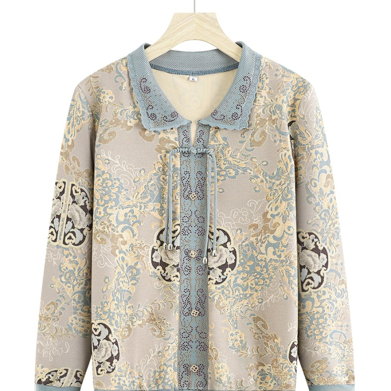 Naiste pikkade varrukatega polo-top, kirjanduslik retro-stiil, PVC segu 30–50%, kevad 2025