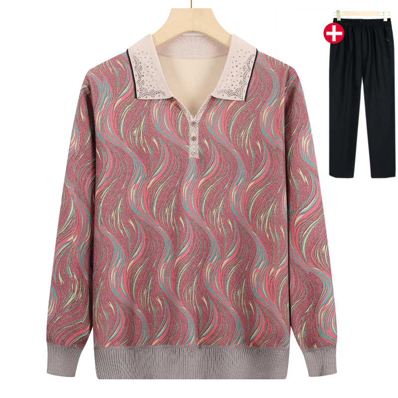 Naiste pikkade varrukatega polo-top, kirjanduslik retro-stiil, PVC segu 30–50%, kevad 2025