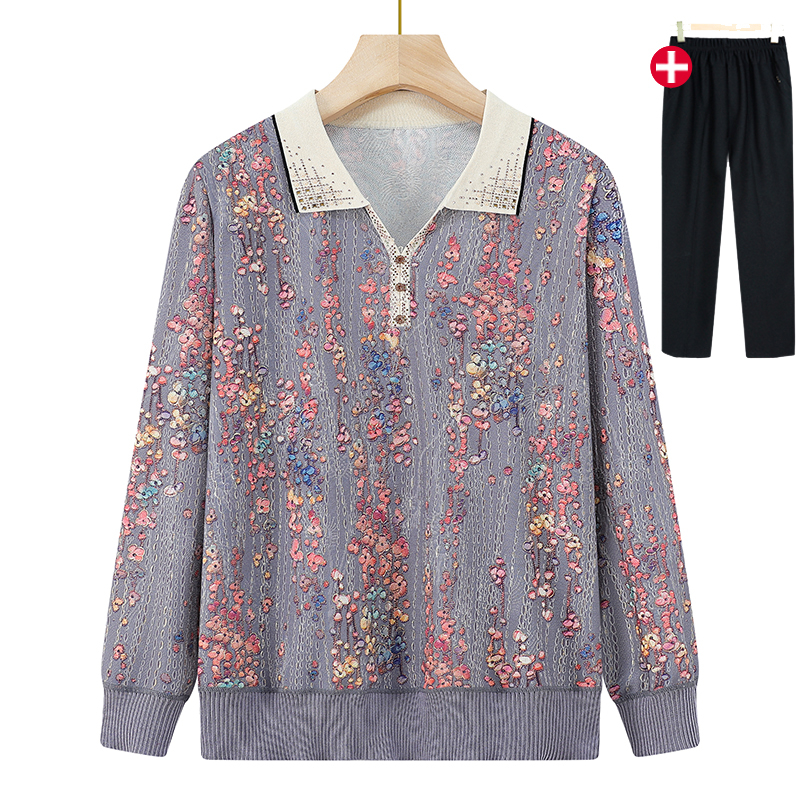 Naiste pikkade varrukatega polo-top, kirjanduslik retro-stiil, PVC segu 30–50%, kevad 2025