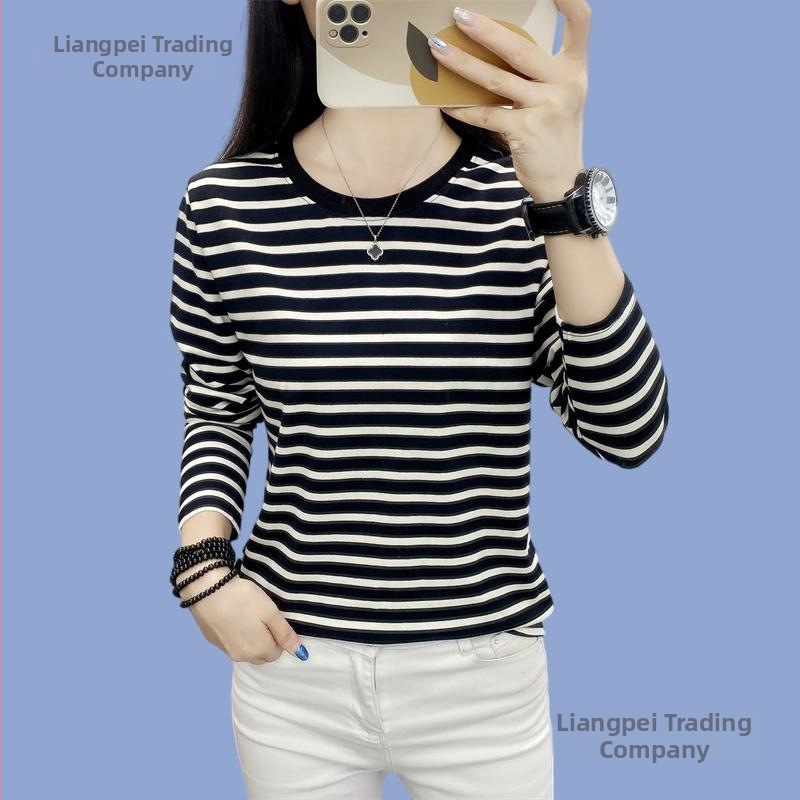 Naiste puuvillase modaliga pikkade varrukatega T-särk tikandiga, V-kaelusega, sügis 2025