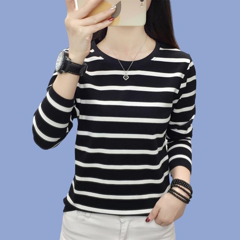 Naiste puuvillase modaliga pikkade varrukatega T-särk tikandiga, V-kaelusega, sügis 2025