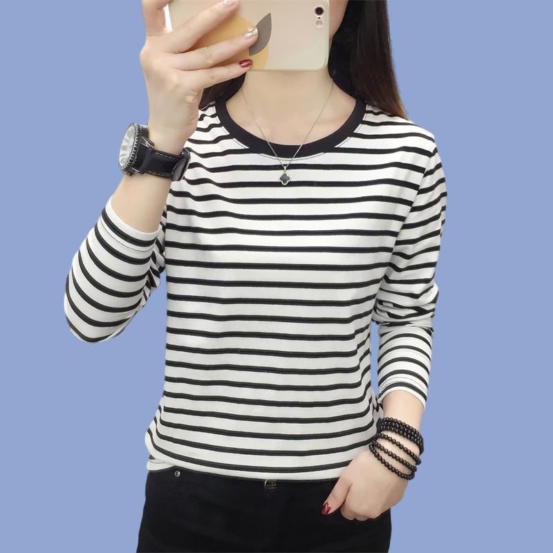 Naiste puuvillase modaliga pikkade varrukatega T-särk tikandiga, V-kaelusega, sügis 2025