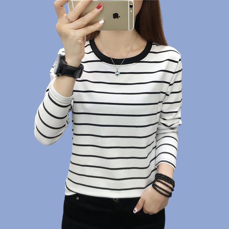 Naiste puuvillase modaliga pikkade varrukatega T-särk tikandiga, V-kaelusega, sügis 2025