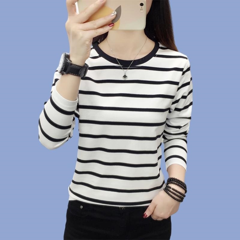 Naiste puuvillase modaliga pikkade varrukatega T-särk tikandiga, V-kaelusega, sügis 2025