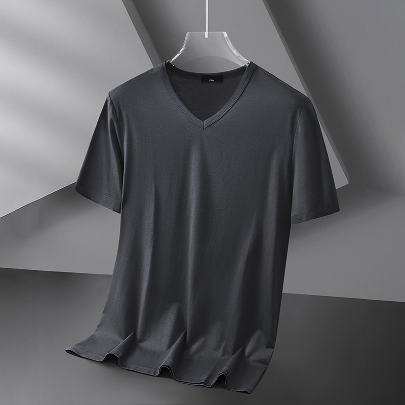 Muška T majica s kratkim rukavima, mladi stil, slim-fit, okrugli izrez, brzo sušenje poliestera, ljeto