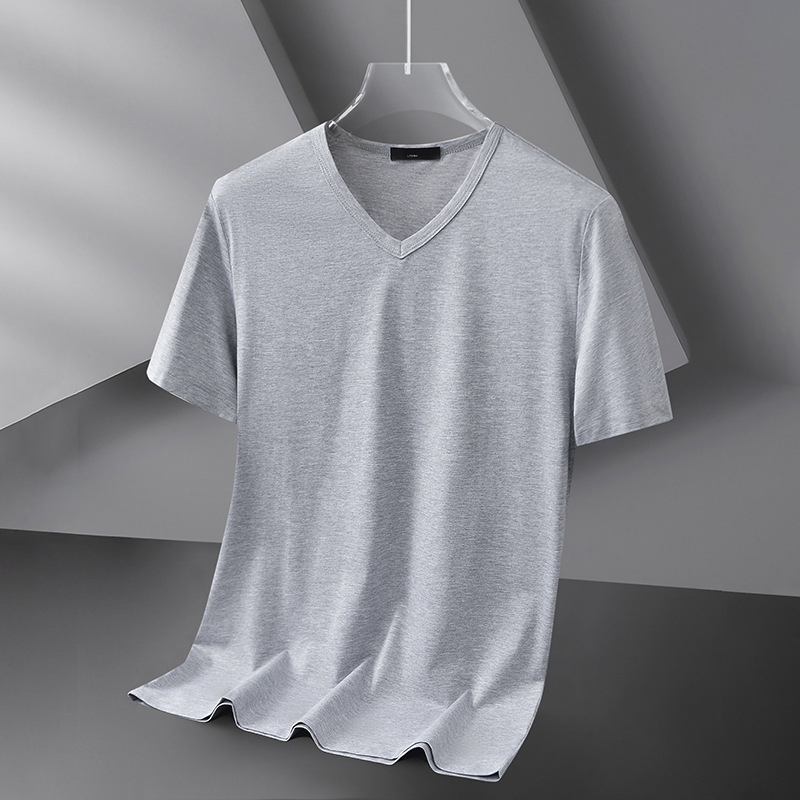 Muška T majica s kratkim rukavima, mladi stil, slim-fit, okrugli izrez, brzo sušenje poliestera, ljeto