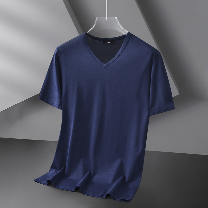 Muška T majica s kratkim rukavima, mladi stil, slim-fit, okrugli izrez, brzo sušenje poliestera, ljeto