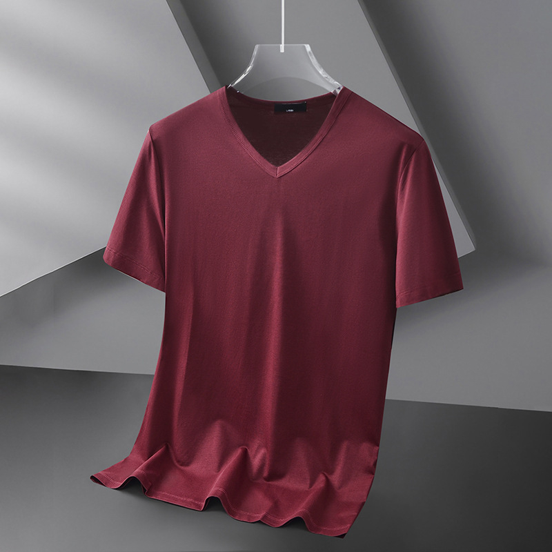 Muška T majica s kratkim rukavima, mladi stil, slim-fit, okrugli izrez, brzo sušenje poliestera, ljeto