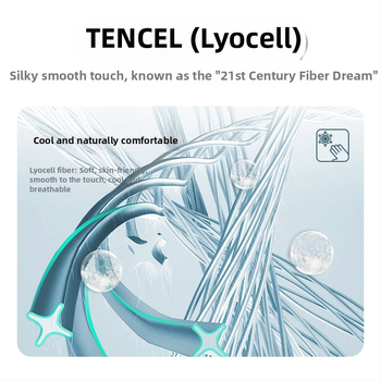 Tricou cu mâneci scurte, cu cupă integrată, din amestec Tencel și bumbac, croială slim, stil coreean