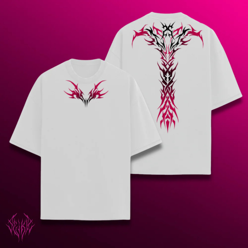 Tricou din bumbac cu imprimeu desen animat, mâneci scurte, croială lejeră, guler rotund, vară 2025