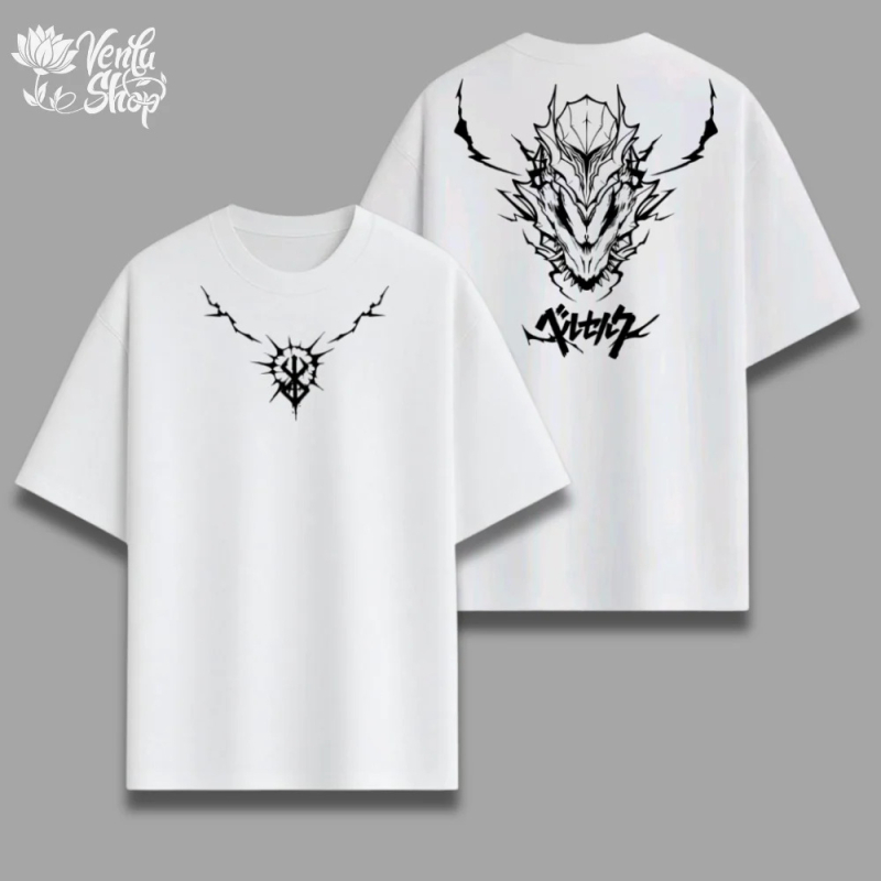 Tricou din bumbac cu imprimeu desen animat, mâneci scurte, croială lejeră, guler rotund, vară 2025