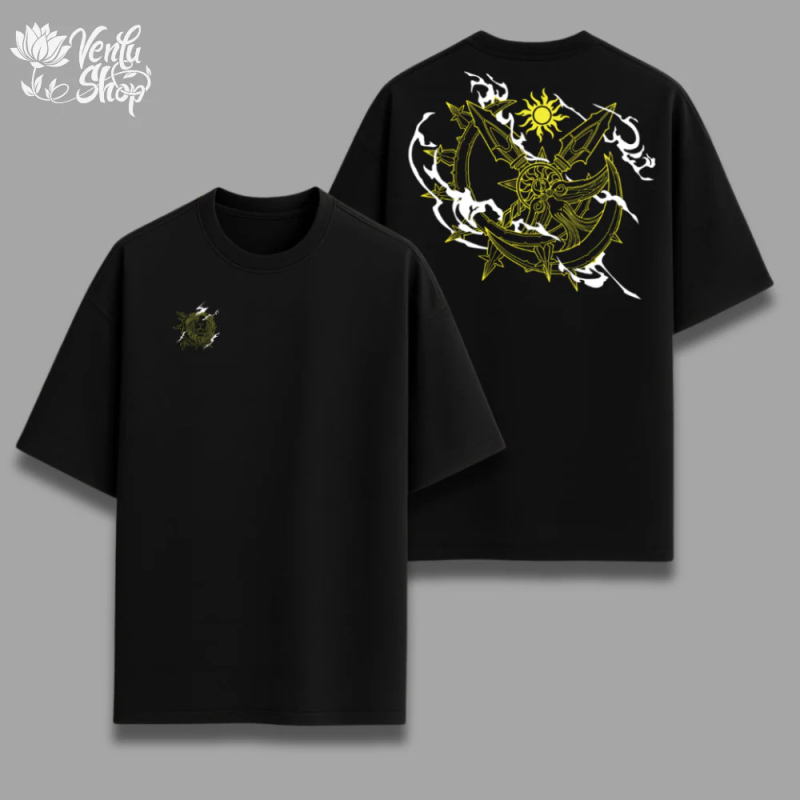 Tricou din bumbac cu imprimeu desen animat, mâneci scurte, croială lejeră, guler rotund, vară 2025