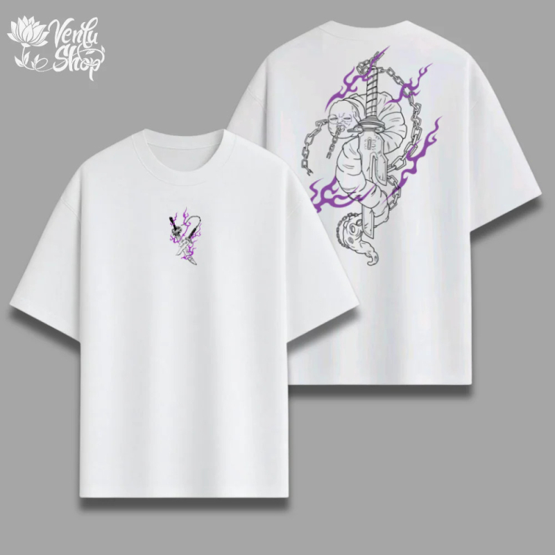 Tricou din bumbac cu imprimeu desen animat, mâneci scurte, croială lejeră, guler rotund, vară 2025