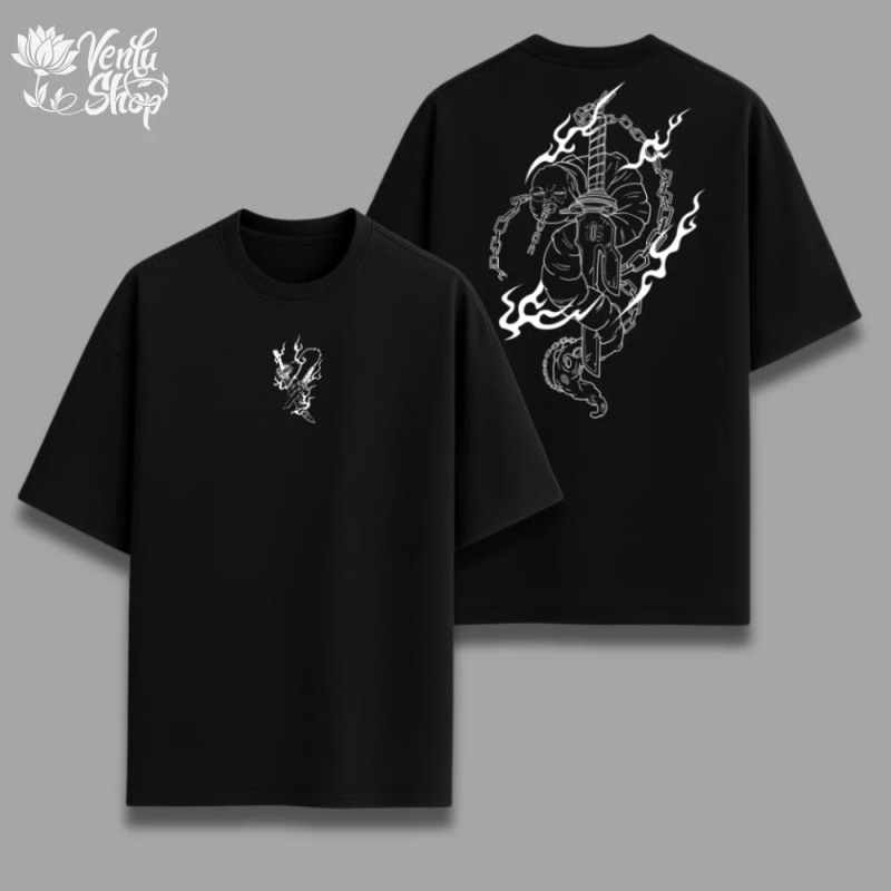 Tricou din bumbac cu imprimeu desen animat, mâneci scurte, croială lejeră, guler rotund, vară 2025