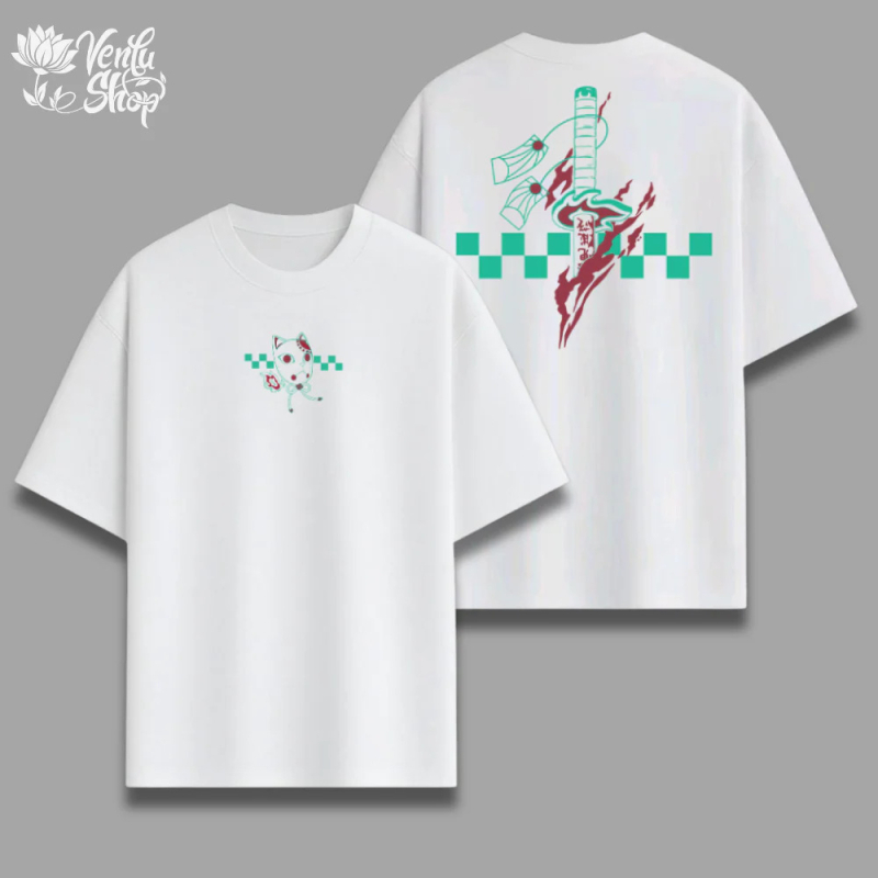 Tricou din bumbac cu imprimeu desen animat, mâneci scurte, croială lejeră, guler rotund, vară 2025