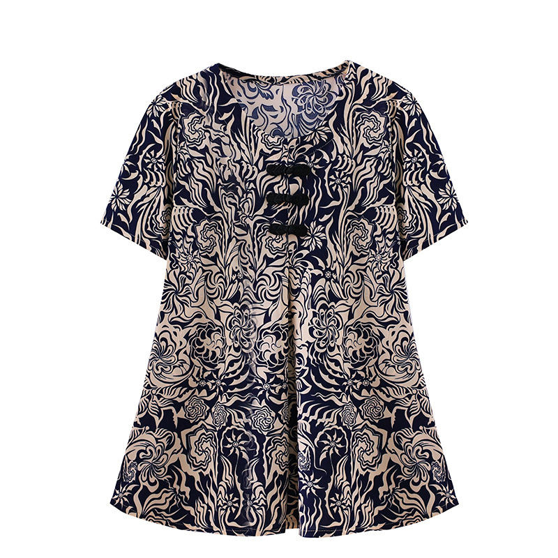 2024. aasta suvi Ice Silk lühikeste varrukatega T-särk, vaba lõikega kõhu katmiseks; 90–95% polüester, Spandex <30%